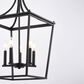 Vaxcel Cottage Grove 5-Light Lantern in Matte Black, , large