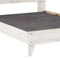 Ashley Shawburn Queen Platform Bed in White and Dark Charcoal Gray, , large