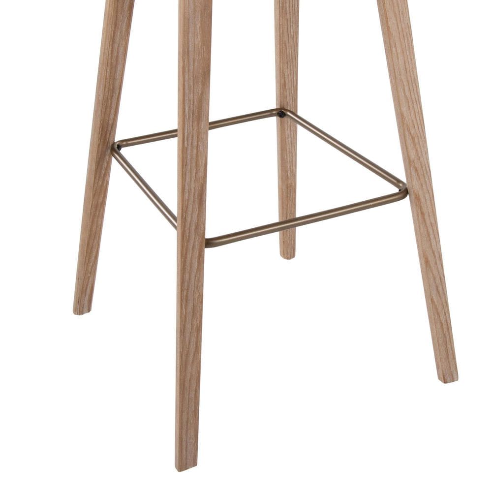 Lumisource Winston Barstool in Whitewashed and Antique Copper, , large