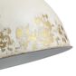 Golden Lighting Alison 8-Light Pendant with Antique Ivory Shade in Vintage Gold, , large