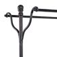 Maple and Jade 72" Industrial Metal Hall Tree in Black and Brown, , large