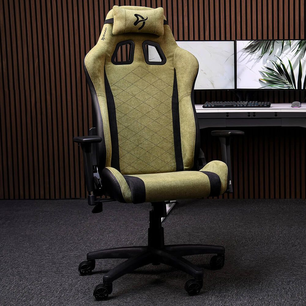 Arozzi Avanti Soft Gaming Chair in Moss Green, , large