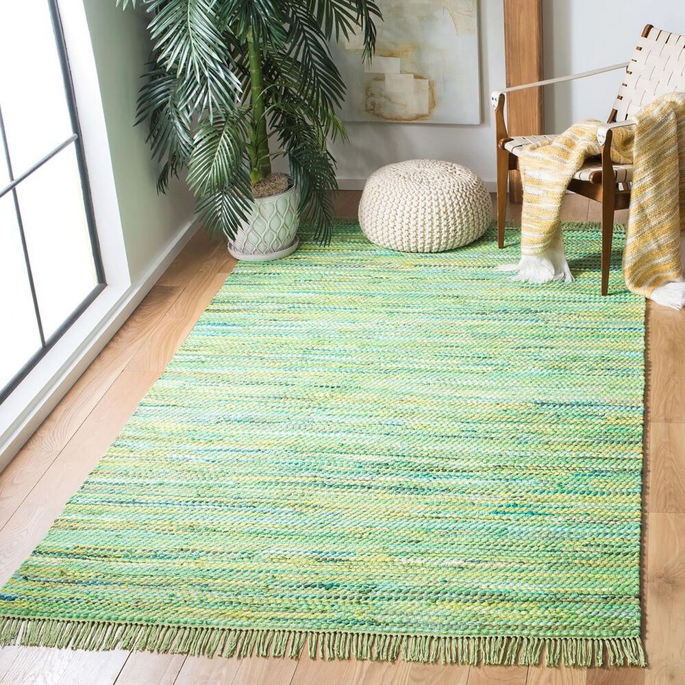 Safavieh Montauk MTK251 3&#39; x 5&#39; Green Area Rug, , large