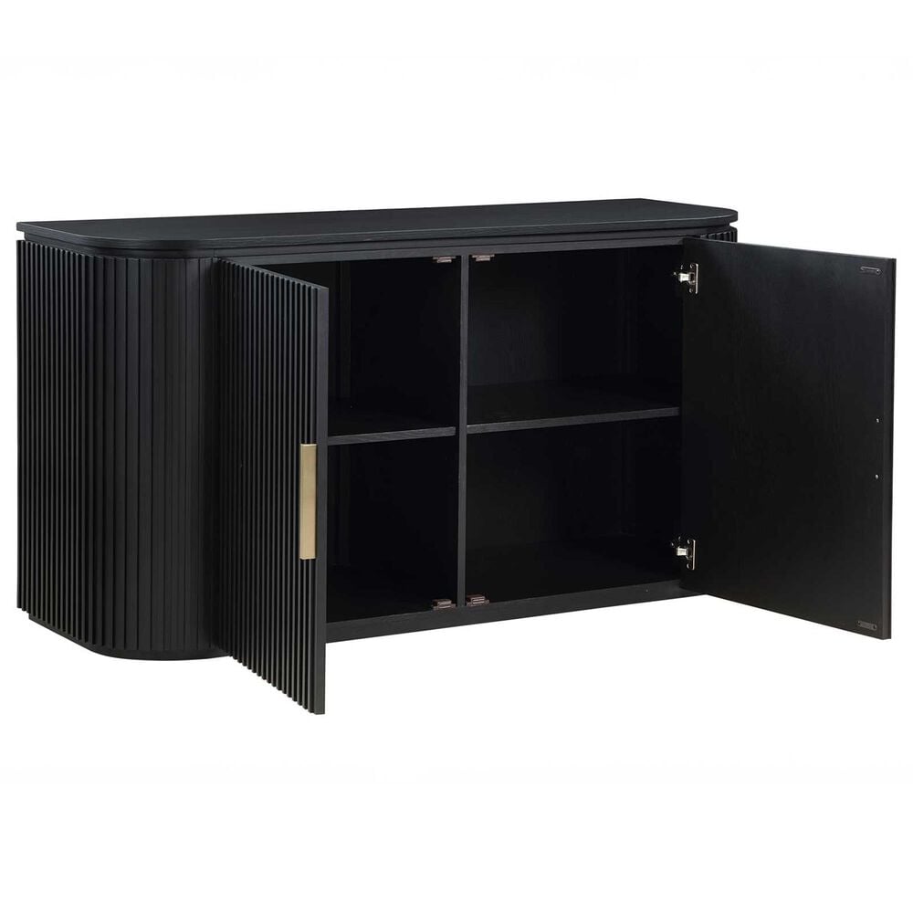 Steve Silver Colvin 2-Door Server in Black, , large