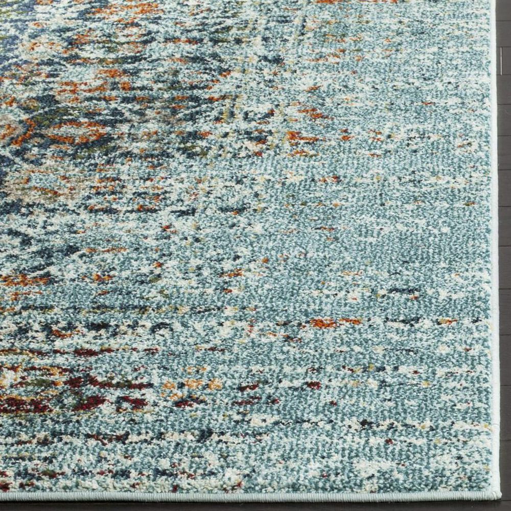 Safavieh Monaco MNC208J 5&#39; Square Blue Area Rug, , large