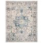 Safavieh Madison MAD603K 11" x 15" Turquoise and Ivory Area Rug, , large