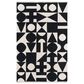 Momeni Topanga 2" x 3" Black Area Rug, , large