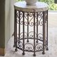Lexington Home Brands Montecito Lowery Round Accent Table in Bronze, , large