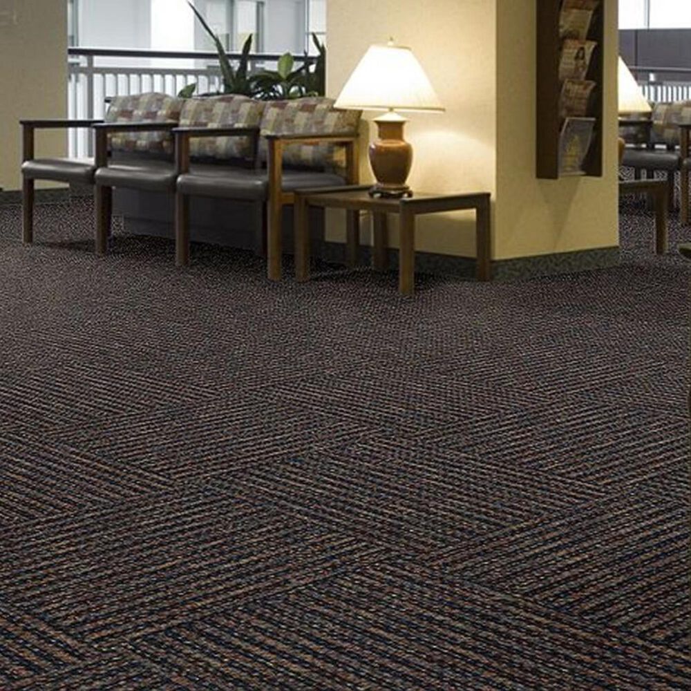Shaw High Voltage 24&quot; x 24&quot; Carpet Tile in Monorail, , large