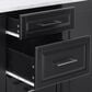 HOMLUX 51" Kitchen Island with Tilt Trash Can Cabinet in Black, , large