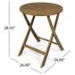 Hearth and Haven Hillside 3-Piece Outdoor Bistro Set in Brown and Black, , large