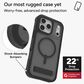 Zagg Rainier Snap MagSafe Case with Kickstand for Apple iPhone 17 Pro Max in Smoke Black, , large