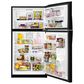Whirlpool 21 Cu. Ft. 33" Wide Top-Freezer Refrigerator with LED Interior Lighting, , large