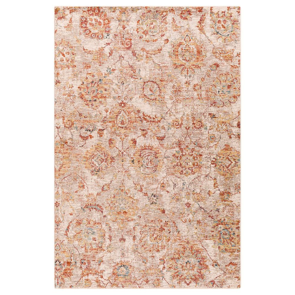 Surya Mirabel 2" x 3" Teal, Rust, Burnt Orange, Mustard, Gray and Beige Area Rug, , large