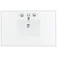 James Martin Vanities Brookfield 36" Single Bathroom Vanity in Black Onyx with 3 cm White Zeus Quartz Top and Rectangular Sink, , large