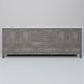 Lexora Home Jacques 80" Double Bathroom Vanity in Distressed Grey with 2 cm White Quartz Top and Rectangular Sinks, , large