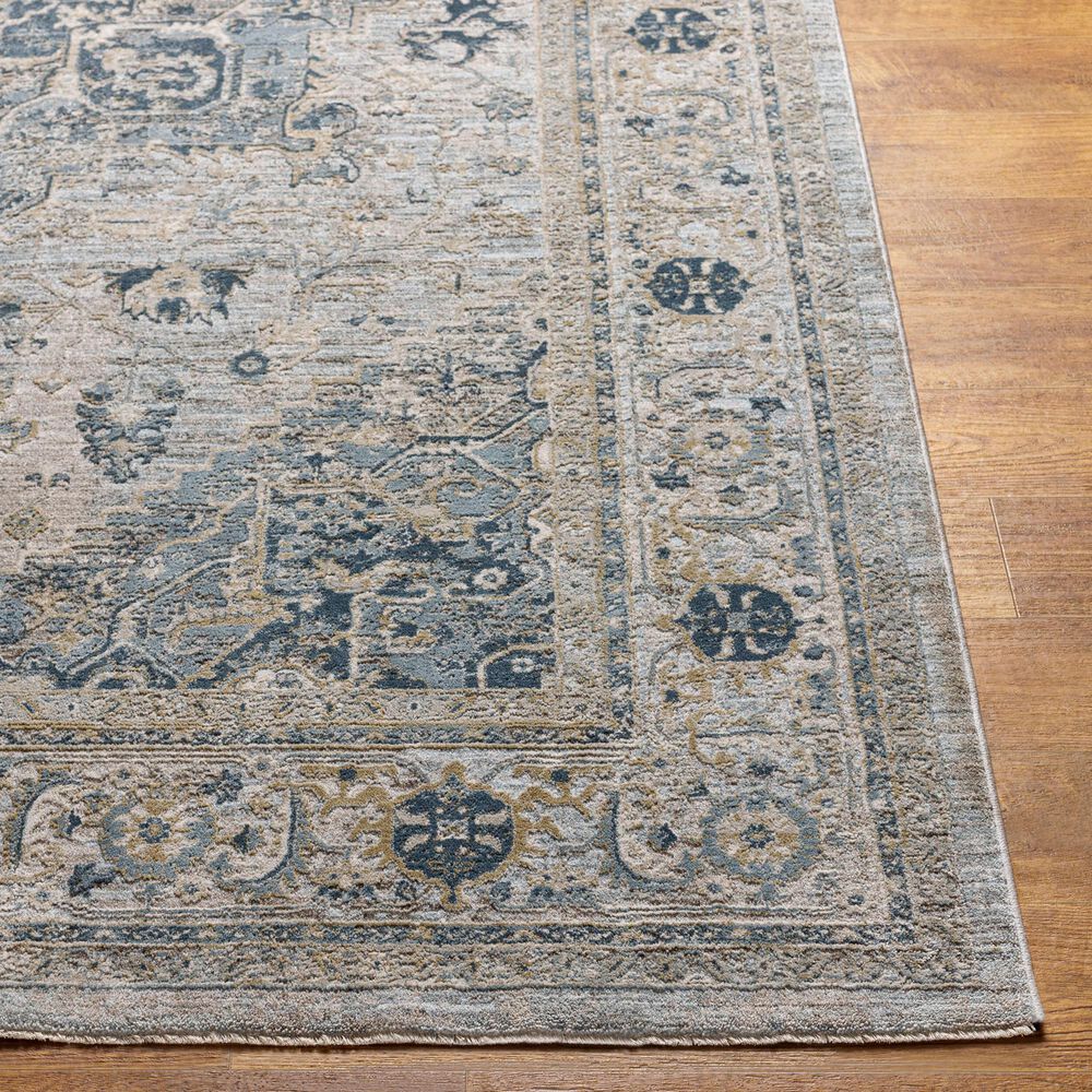 Surya Brunswick 6&#39;7&quot; x 9&#39;6&quot; Dusty Sage, Taupe, Light Gray, White, Pale Blue, Olive, Teal and Light Sage Area Rug, , large