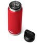 YETI Rambler 36 Oz Water Bottle with Chug Cap in Rescue Red, , large