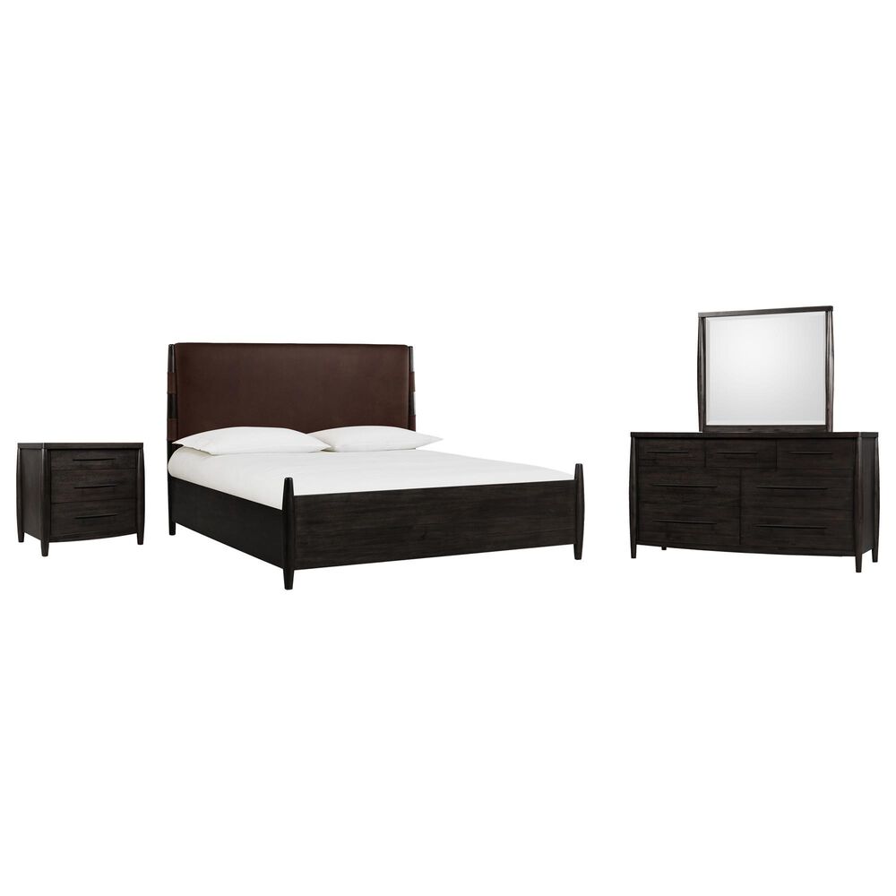 Urban Home Koko 4-Piece Queen Upholstered Bedroom Set in Minx, , large