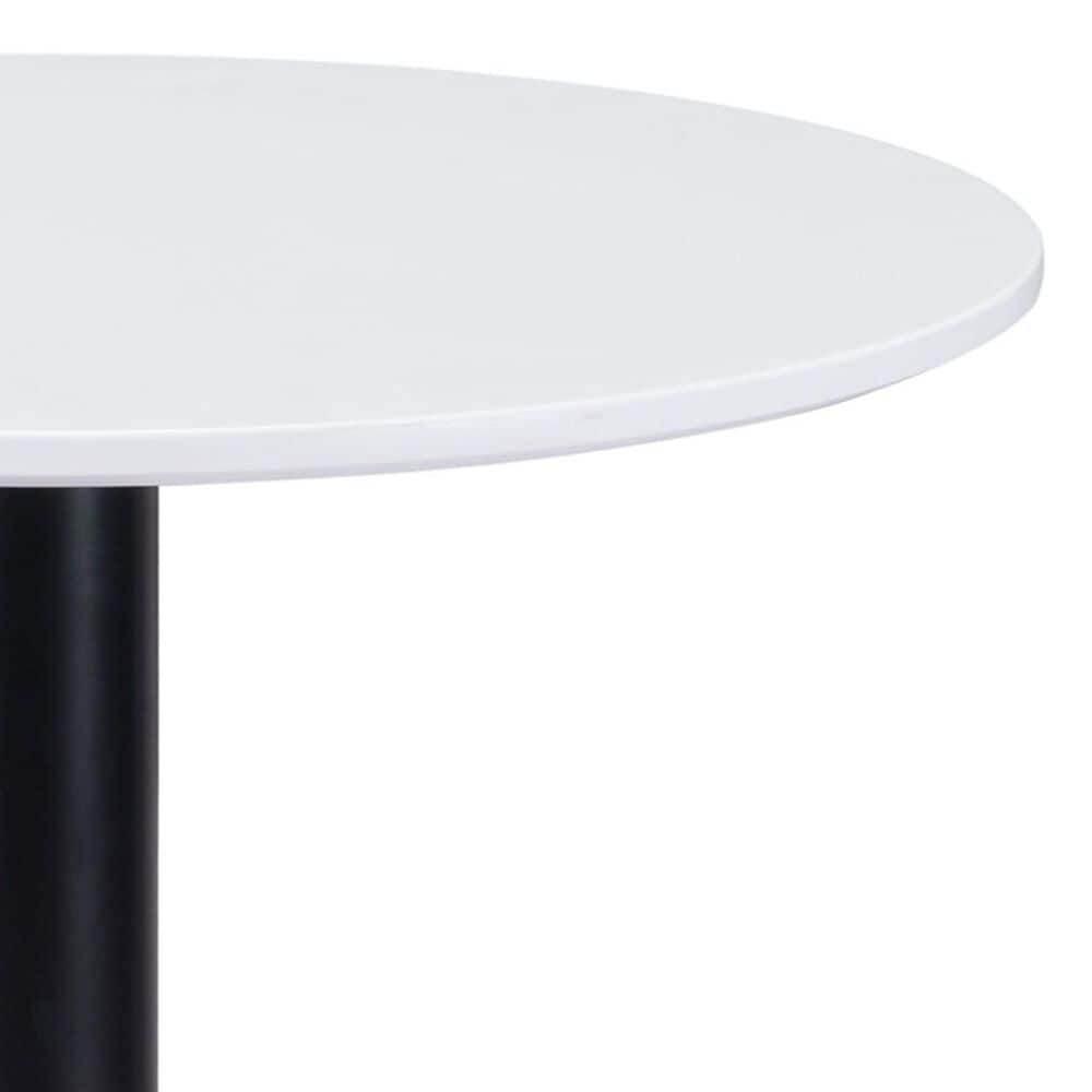 Zuo Modern Alto Bistro Table in White/Black, , large