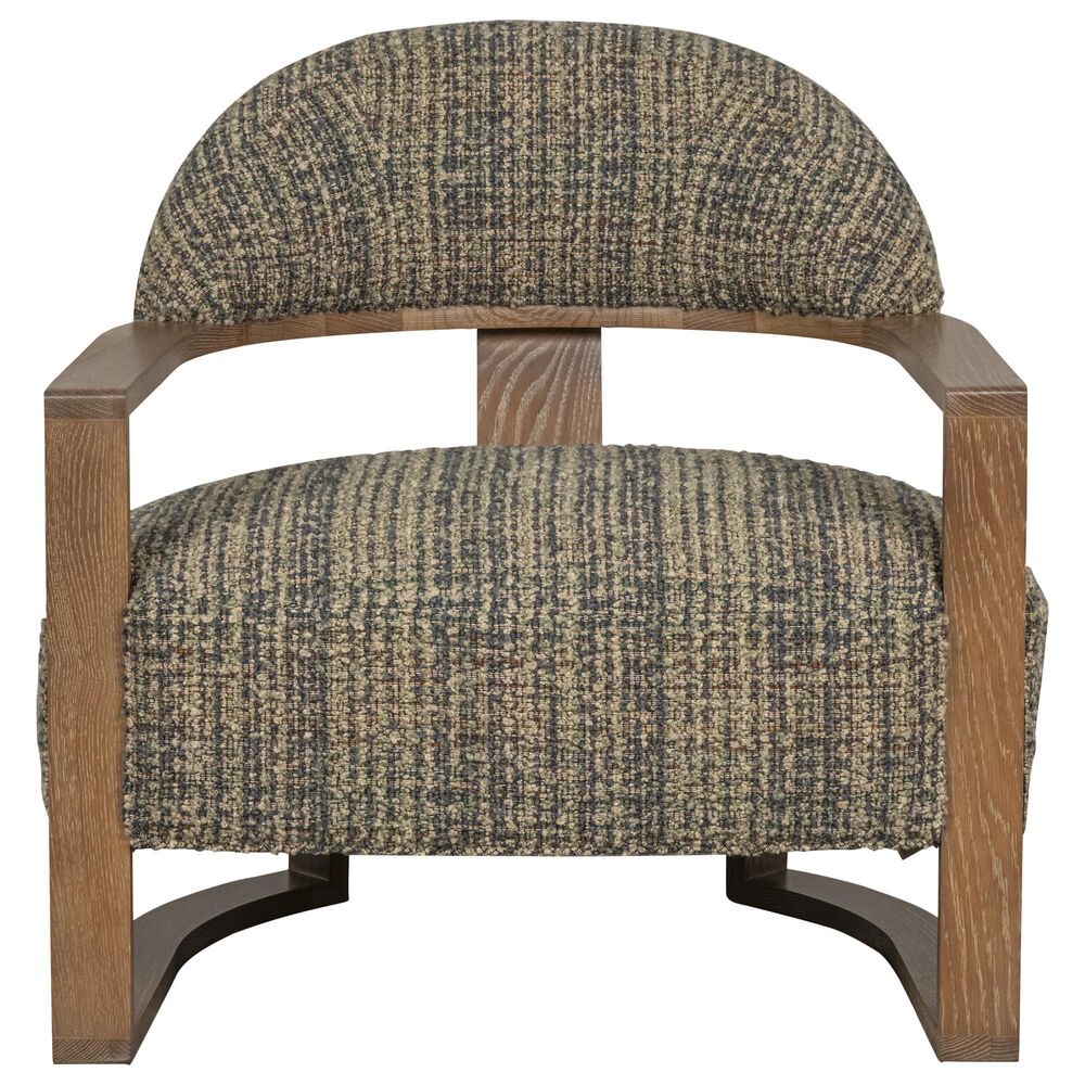 Century Leer Accent Chair in Multicolor and Green, , large