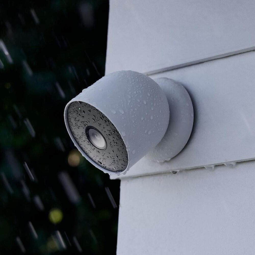 Google Indoor and Outdoor Wireless Smart Home Security Camera - Snow, , large