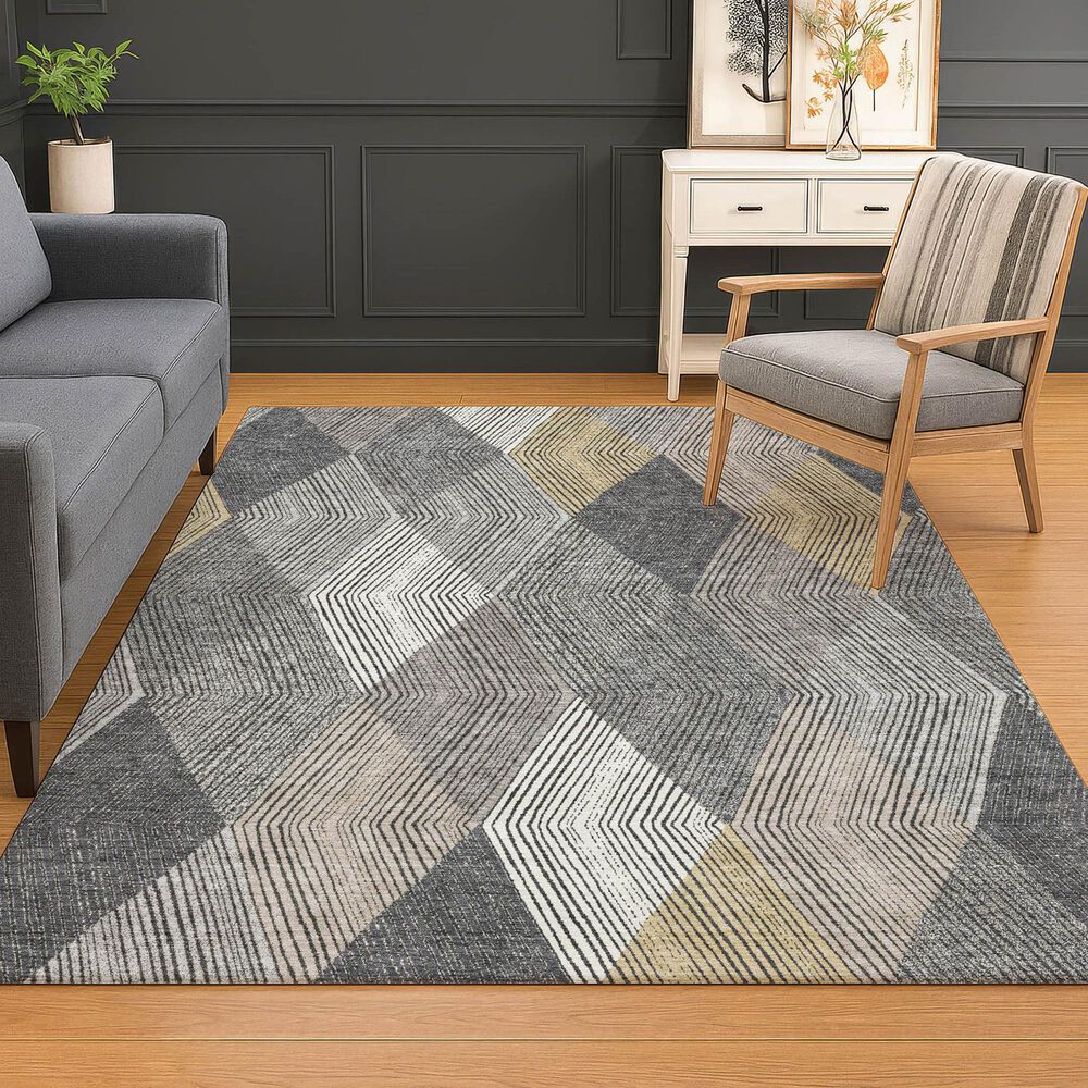 Dalyn Rug Company The Reserve TR11 Charcoal 10&#39; x 14&#39; Indoor/Outdoor Area Rug, , large