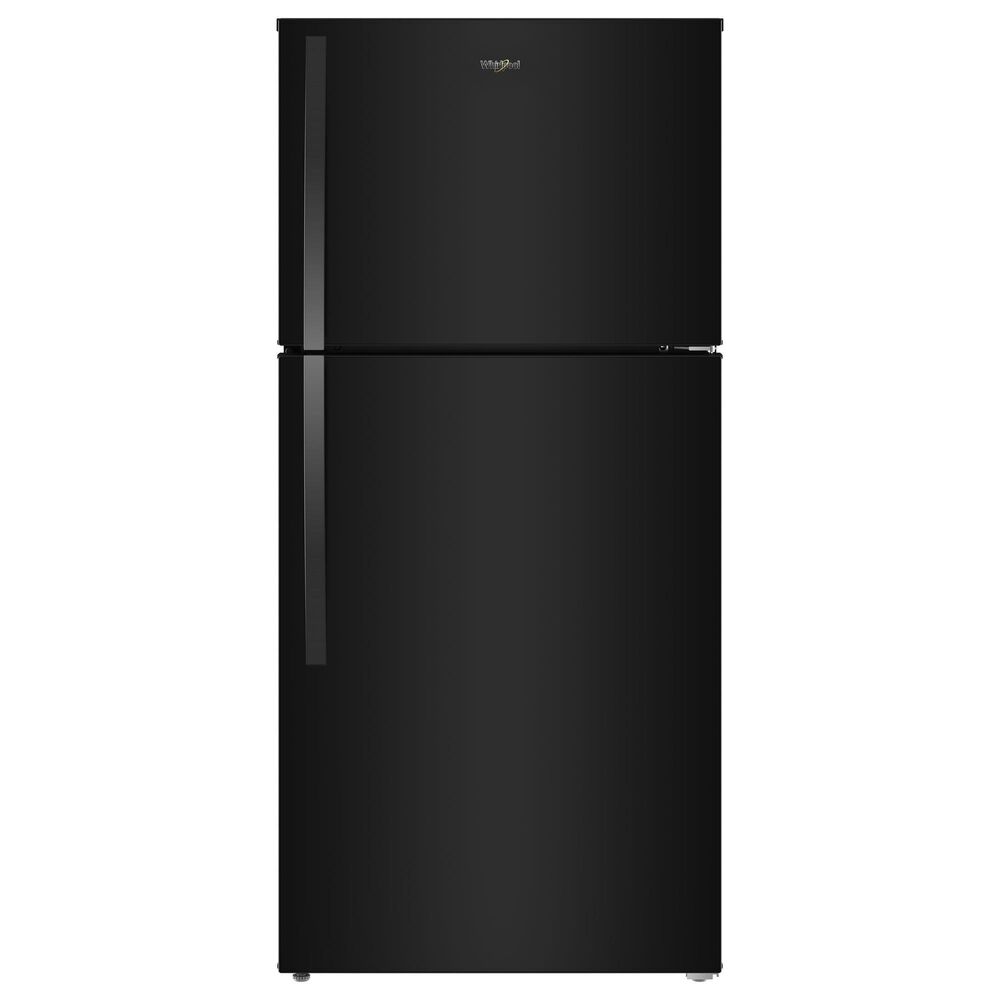 Whirlpool 19 Cu. Ft. Top Freezer Refrigerator with Garage Ready in Black, , large