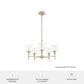 Hunter Xidane 5-Light Chandelier in Alturas Gold, , large