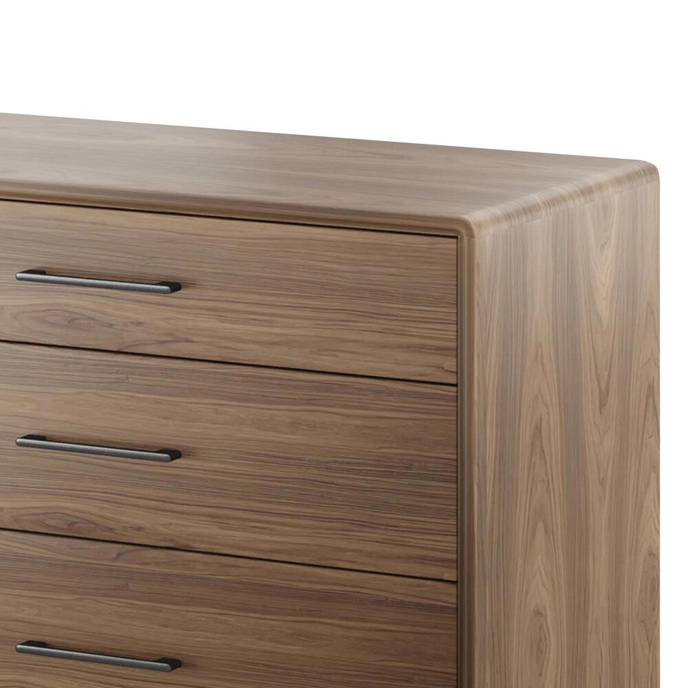 BDI LINQ 4-Piece Queen Bedroom Set in Natural Walnut, , large