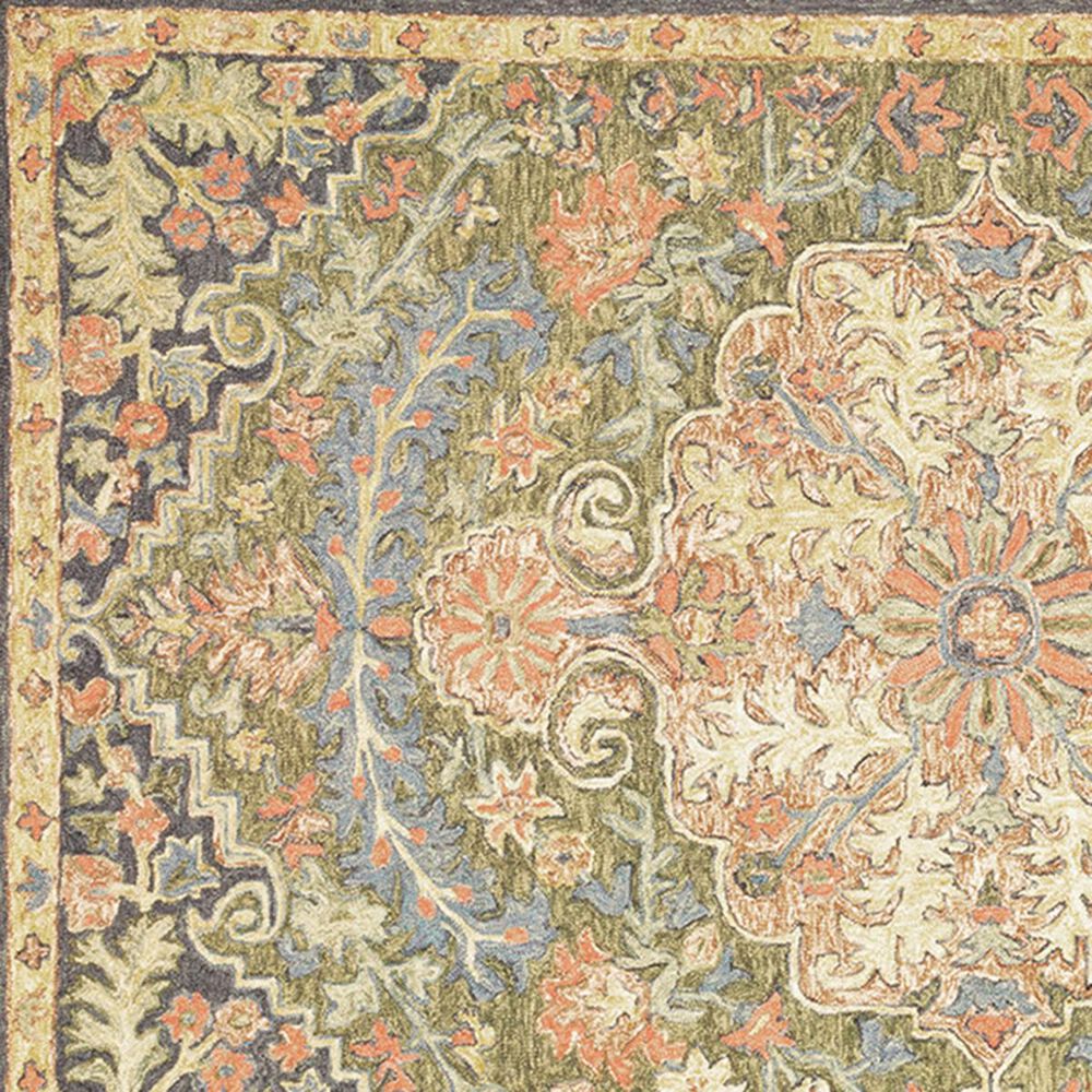 Oriental Weavers Alfresco 28401 5&#39; x 8&#39; Blue and Green Area Rug, , large