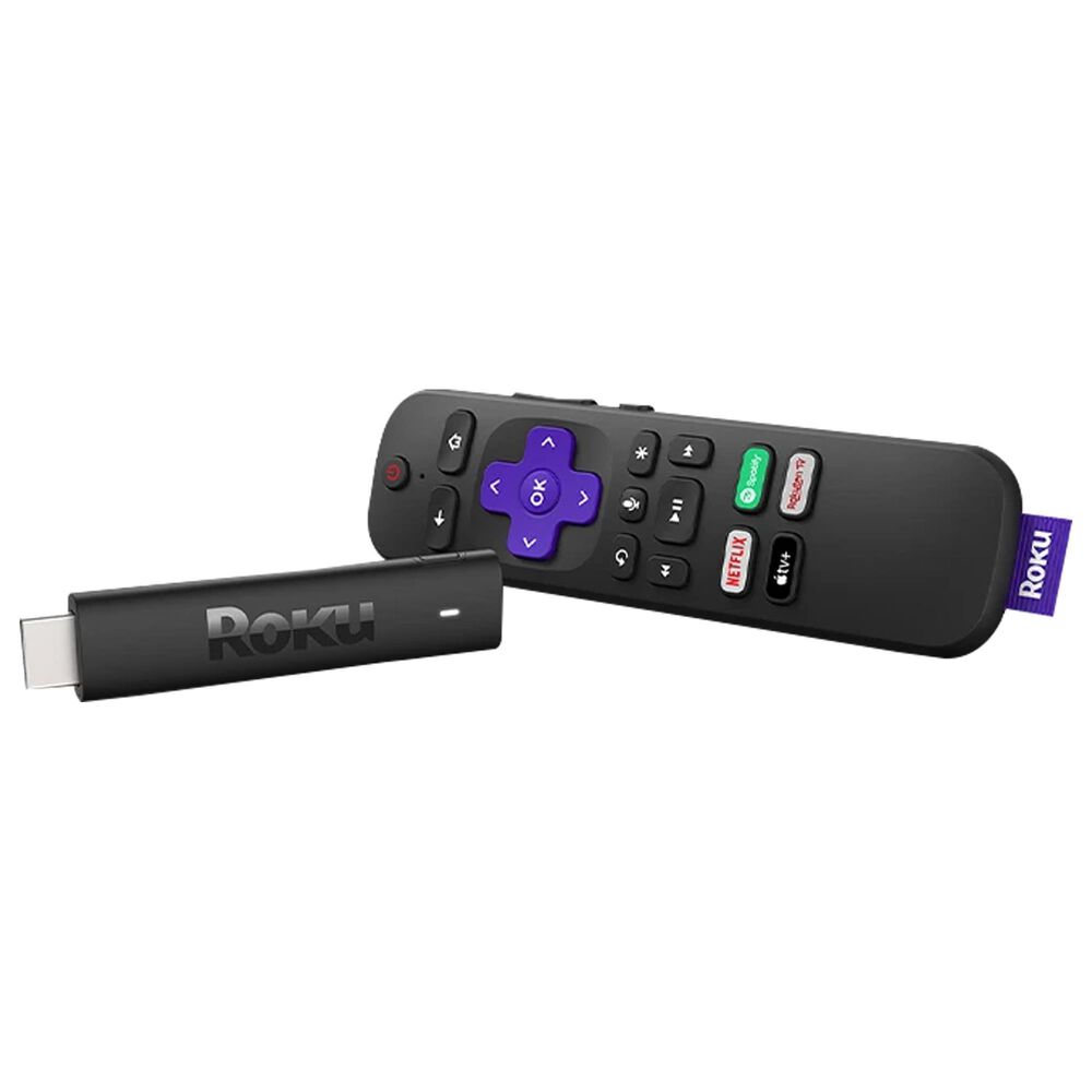 Roku Streaming Stick 4K with Voice Remote and TV Control in Black, , large