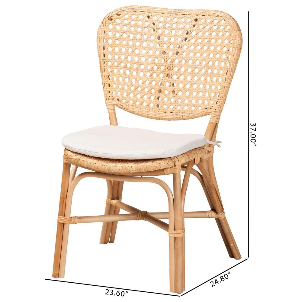 Baxton Studio Nadira Side Chair in Natural Brown, , large