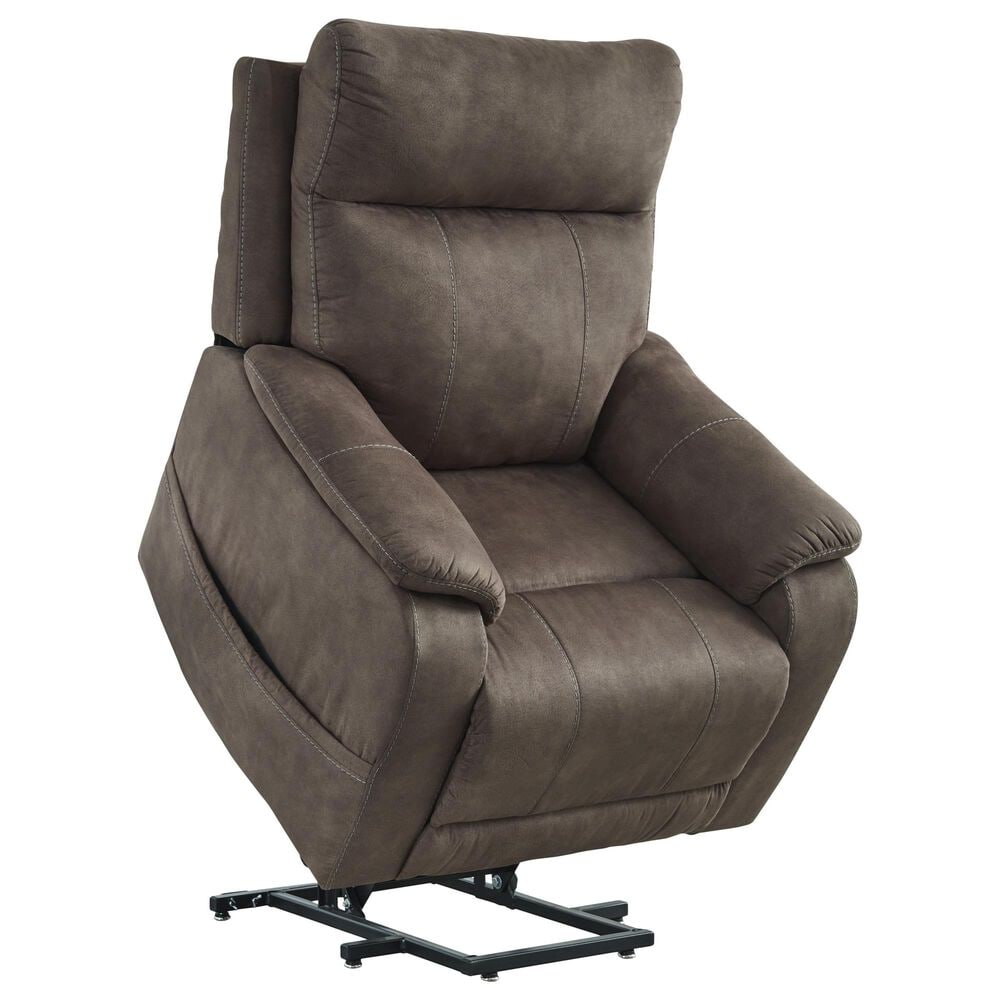 Ashley Crestmeade Power Lift Recliner in Espresso, , large