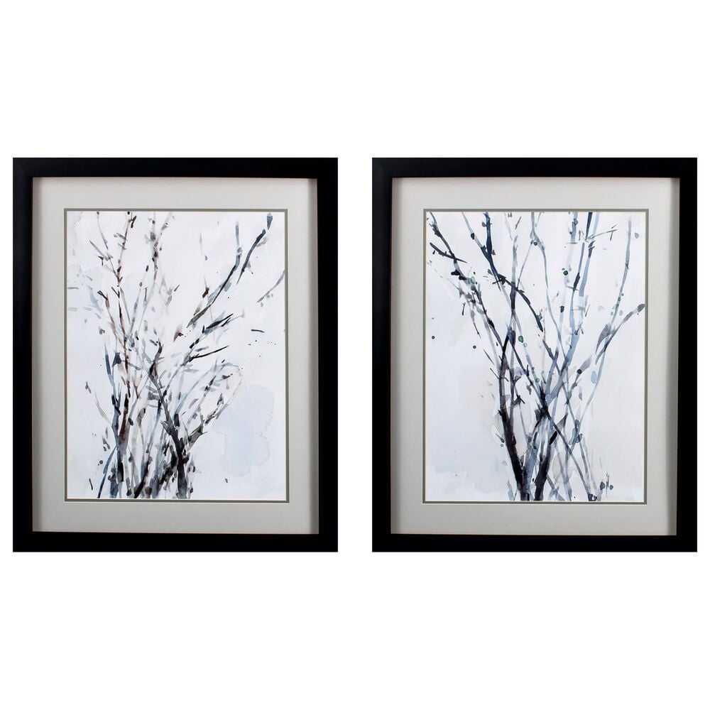 Propac "Watercolor Branches" Wall Art in Pink (Set of 2), , large