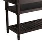 Southern Enterprises Waysmere Kitchen Island in Smoked Ash and Natural, , large