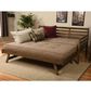 Kodiak Boho Daybed with Pop Up Trundle and Two Mattresses in Rustic Walnut, , large