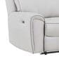 Ashley Social Pointe 5-Piece Power Symmetrical Reclining Sectional with Armless Chair in Pearl and Ash, , large