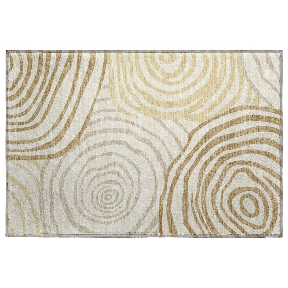 Dalyn Rug Company Neo NO10 1"8" x 2"6" Gold Area Rug, , large