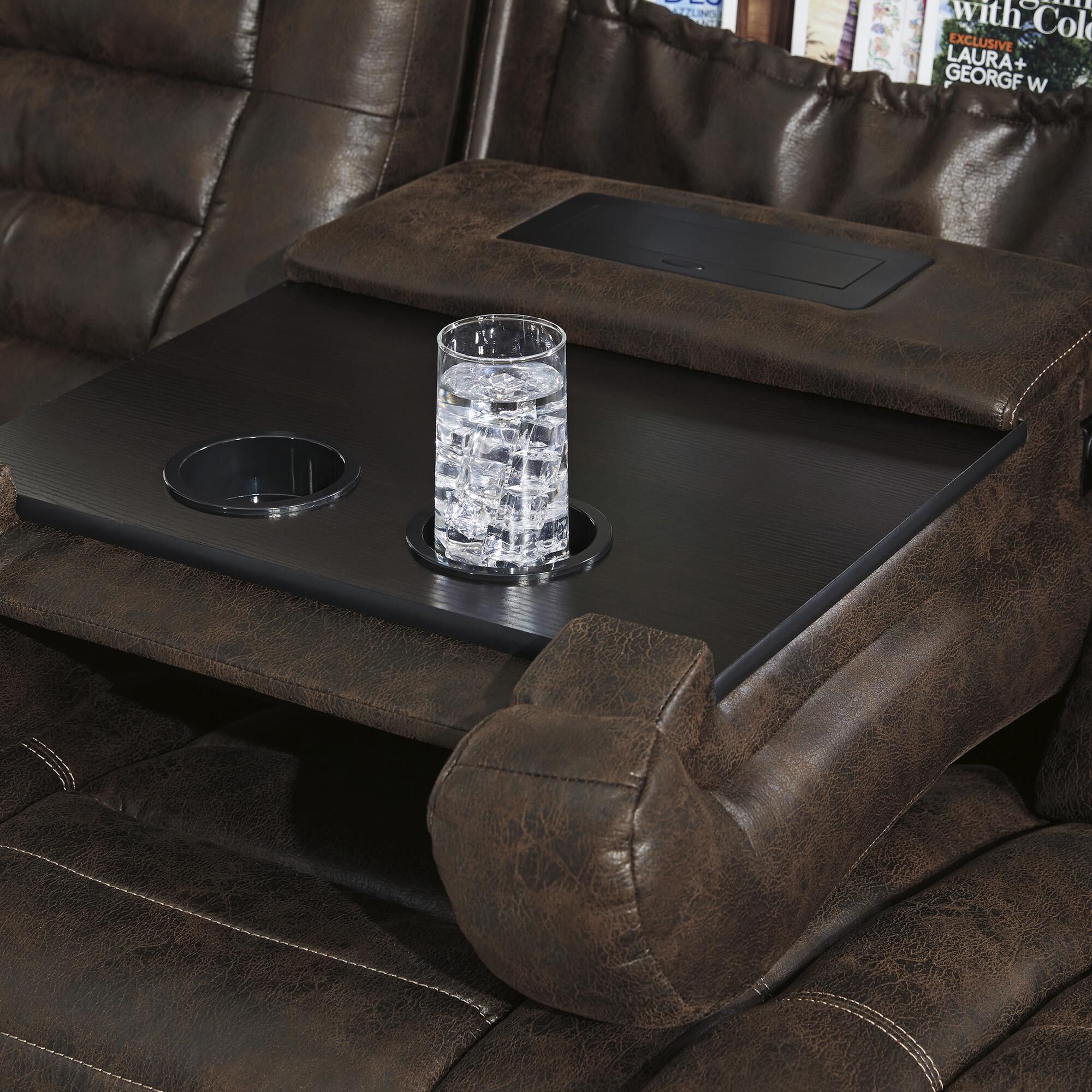 Signature Design by Ashley Game Zone Power Reclining Sofa with