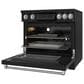 Thor Kitchen Gordon Ramsay 6 Cu. Ft. Professional Induction Range with Stainless Steel Handle Kit in Black, , large
