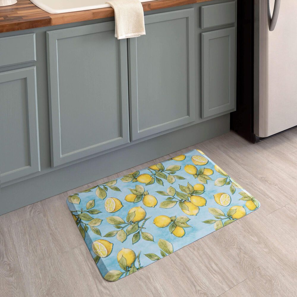 Mohawk Dri-Pro Deluxe Lemons All Over Slice 1&#39;8&quot; x 3&#39;6&quot; Multicolor Area Rug, , large