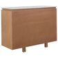 Fairfield Chair Portobello 4-Door Chest in White, Light Brown and Brushed Brass, , large