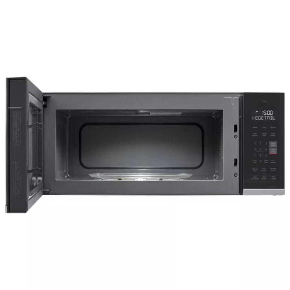 LG 1.3 Cu. Ft. Smart Low Profile Over-the-Range Microwave Oven in Fingerprint Resistant Stainless Steel, , large