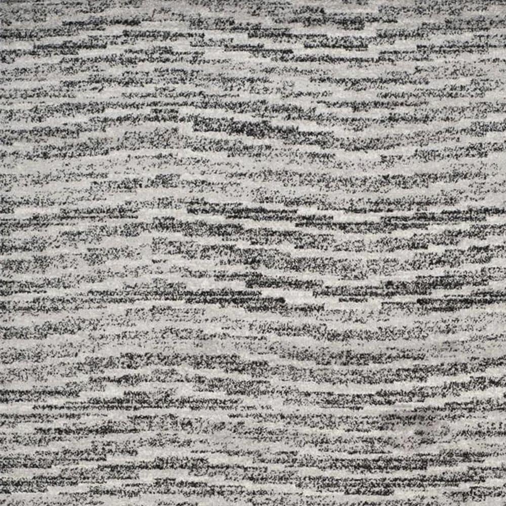 Safavieh Adirondack ADR117A 5&#39;1&quot; x 7&#39;6&quot; Black and Silver Area Rug, , large