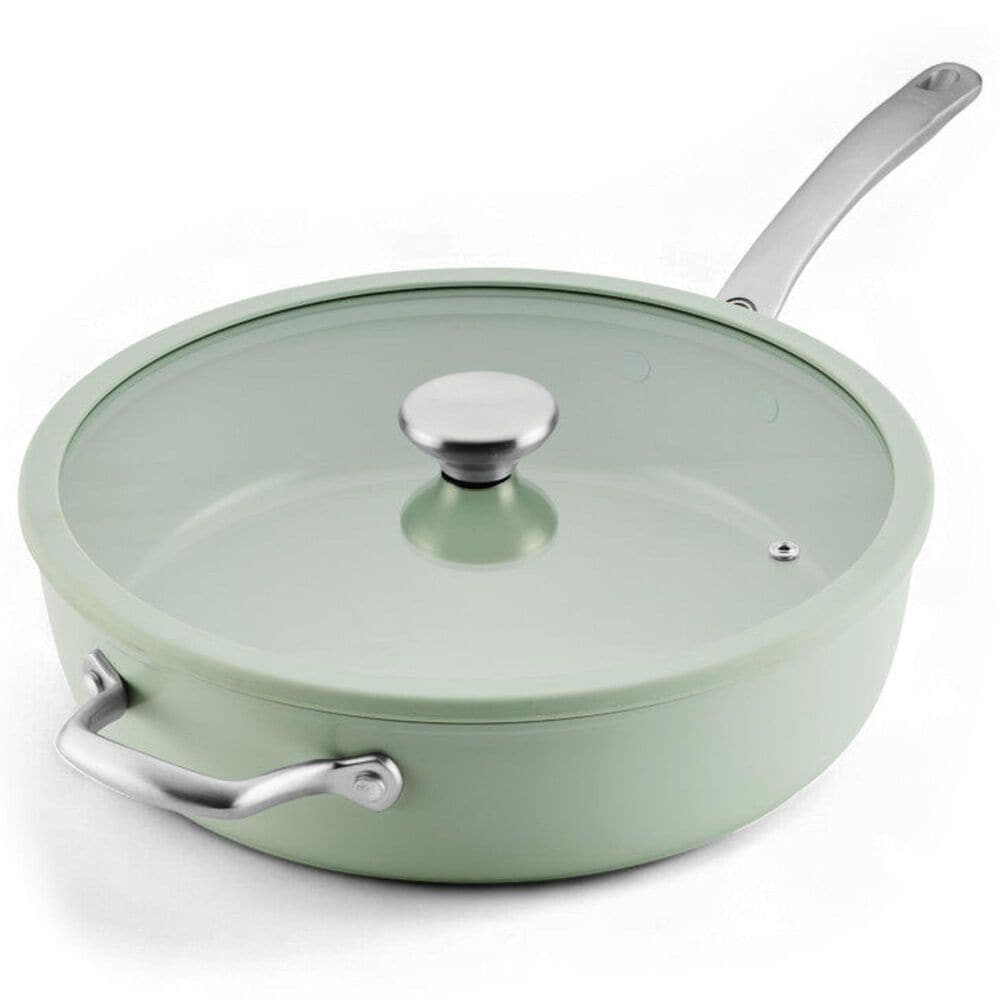 Circulon 5-Quart Ceramic Nonstick Saute Pan with Lid in Sage, , large