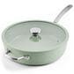 Circulon 5-Quart Ceramic Nonstick Saute Pan with Lid in Sage, , large