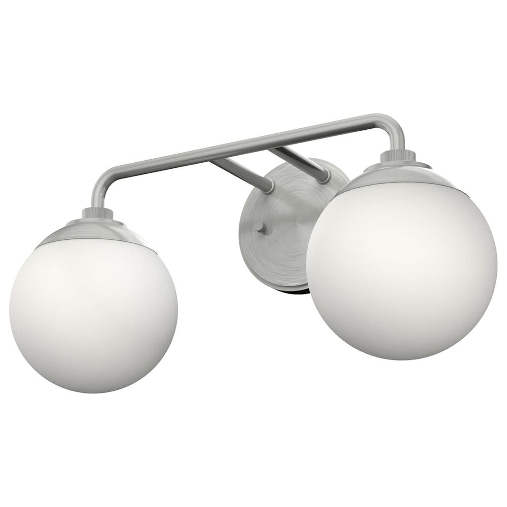 Hunter Hepburn 2-Light Vanity in Brushed Nickel, , large