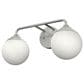 Hunter Hepburn 2-Light Vanity in Brushed Nickel, , large