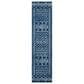 Safavieh Tulum 2" x 19" Dark Blue Runner, , large